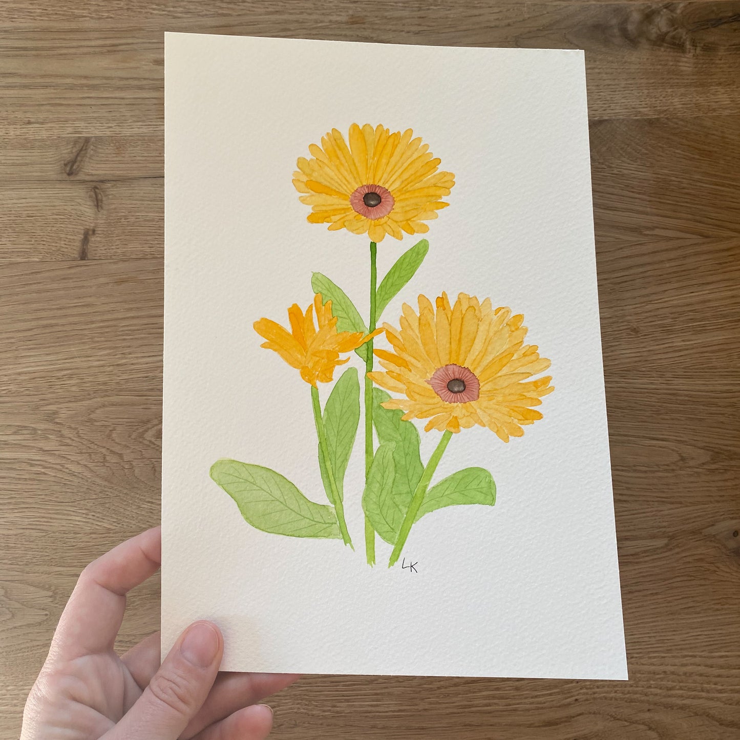 12 Geburtsblumen I Originalbild