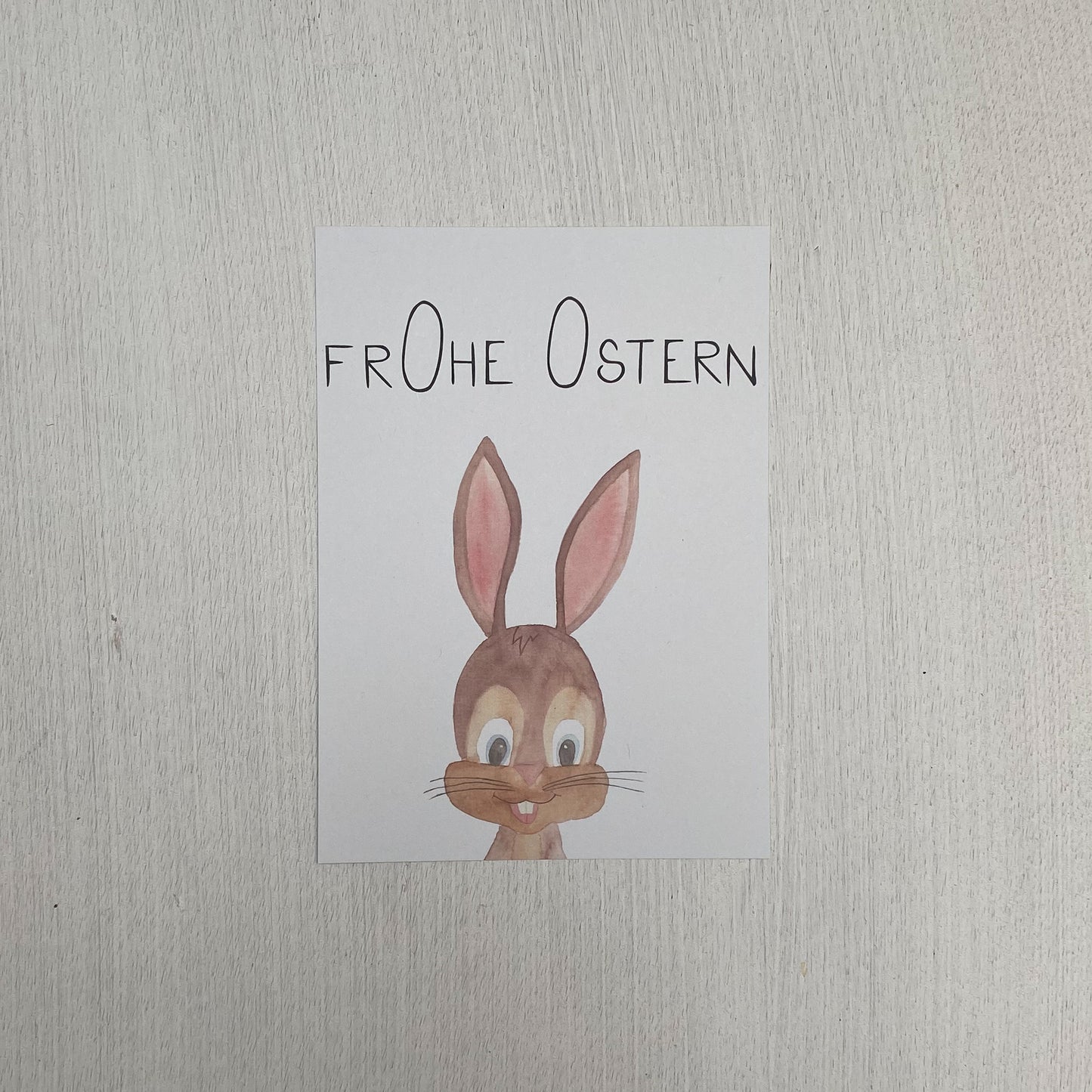 Karte Ostern Hase Harry