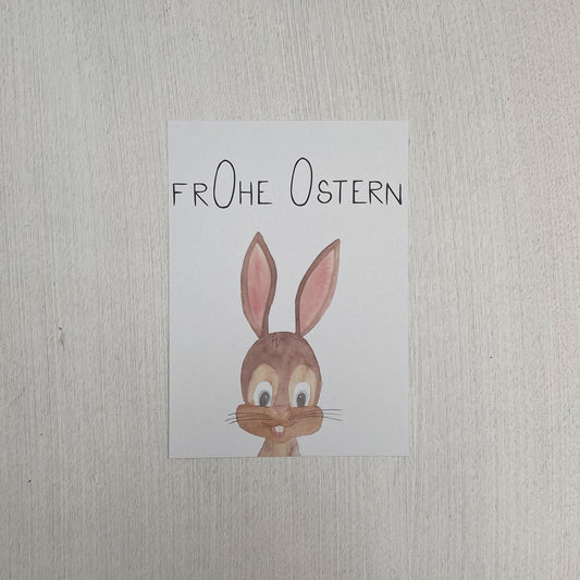 Karte Ostern Hase Harry